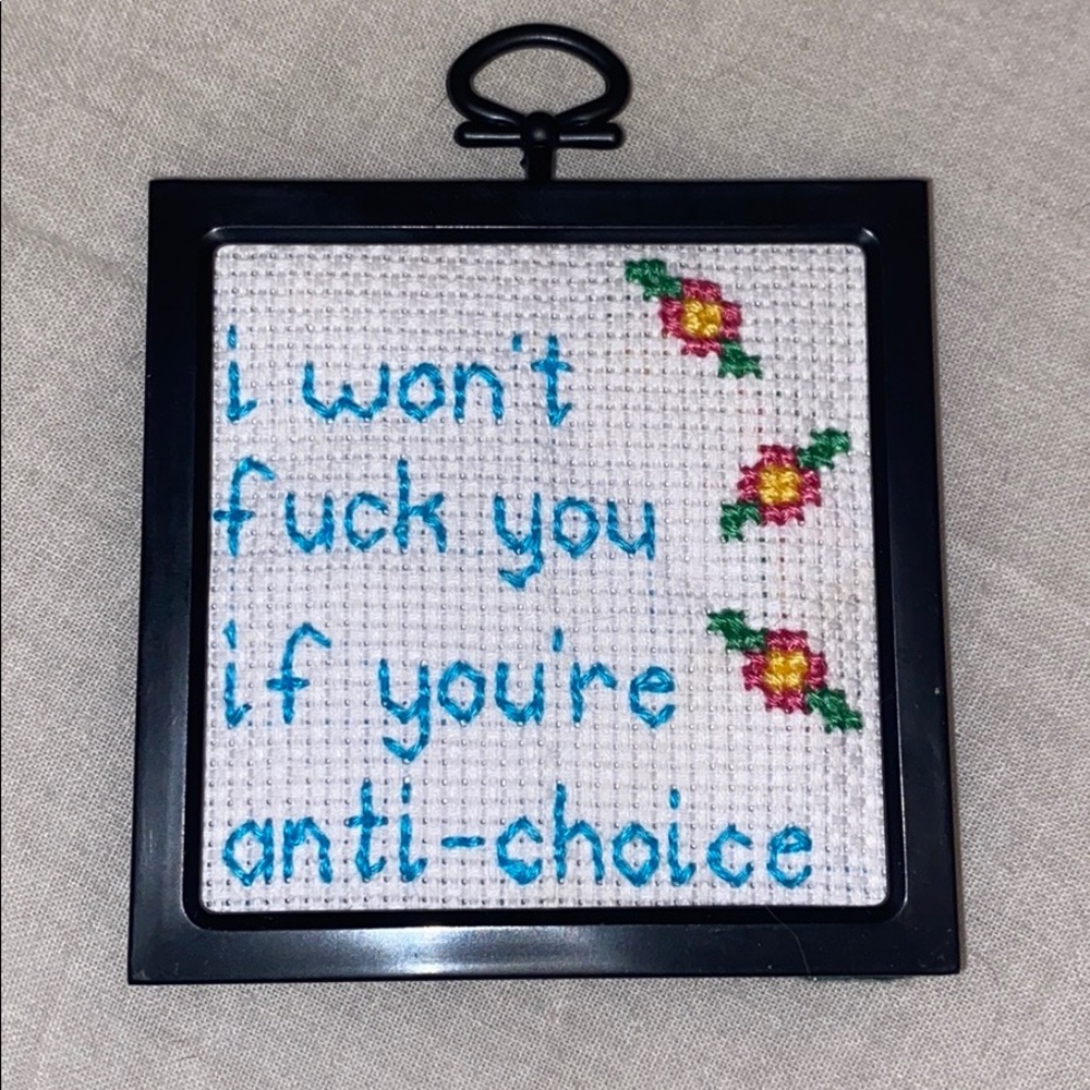 left cross-stitch